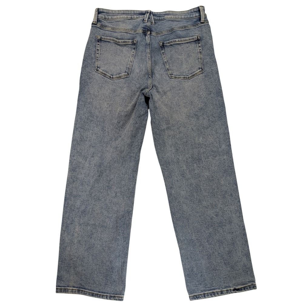 Lauren Conrad Straight Leg Jeans Women's 16 Stonewash Denim Wide Baggy 90's y2k - Picture 3 of 10